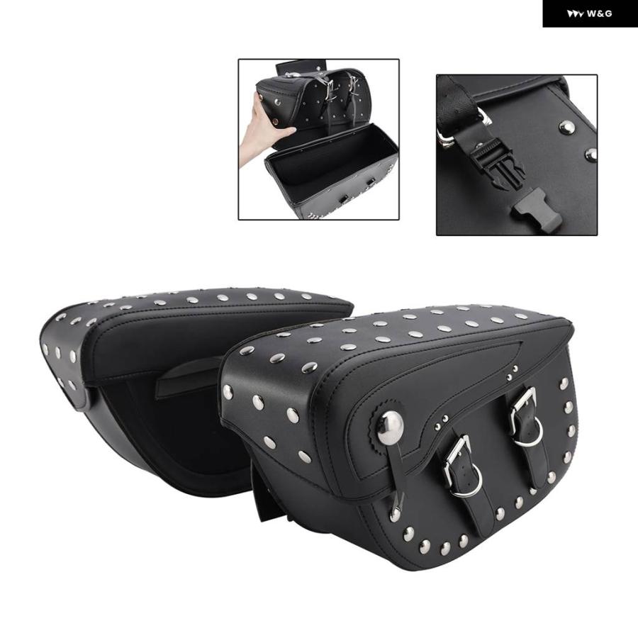 並行輸入品テールバッグ サイド サドルバッグ テールバッグ キャリアポーチ 収納 ブラック 80L バイク カスタム パーツ ア_1
