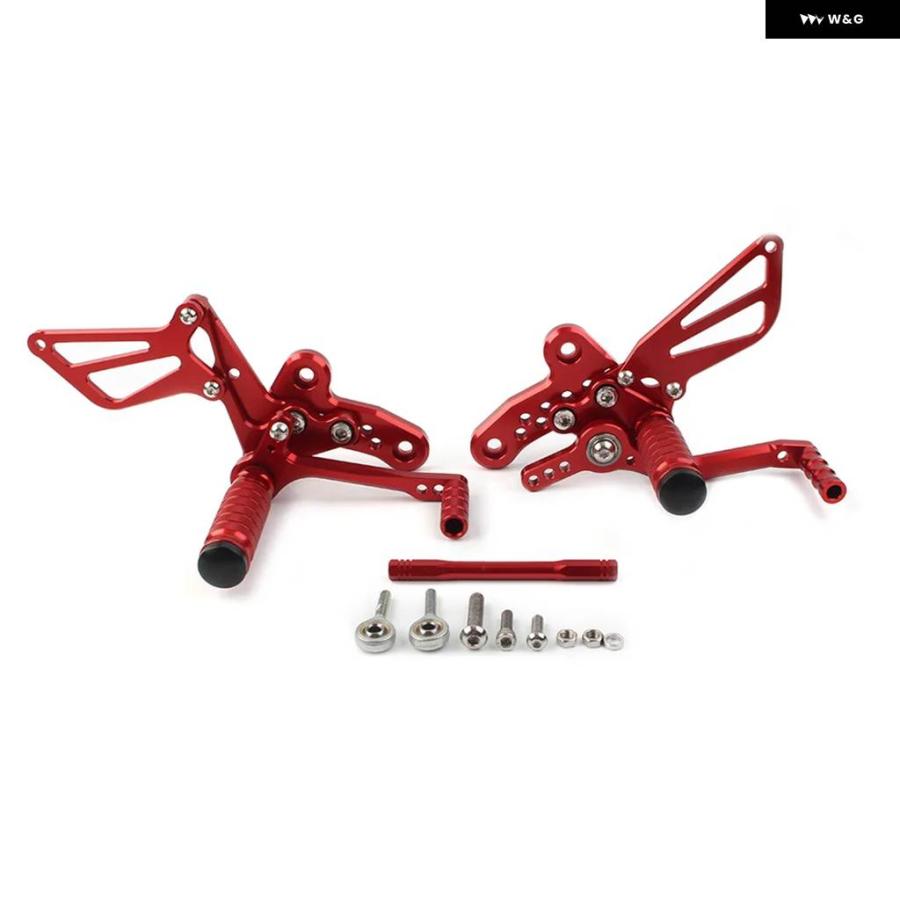 並行輸入品レッド バイク CNC リアセット フットペグ リアセット ペダル スズキ GSXR1300 1999-2013 カス_1