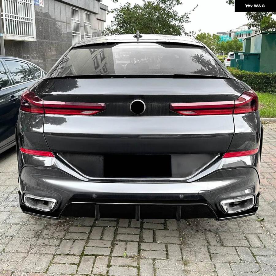 並行輸入品リア バンパー ディフューザー プロテクター ガード BMW X6 G06 2019 - 2025 MPモデル リア バ | ブランド登録なし | 03