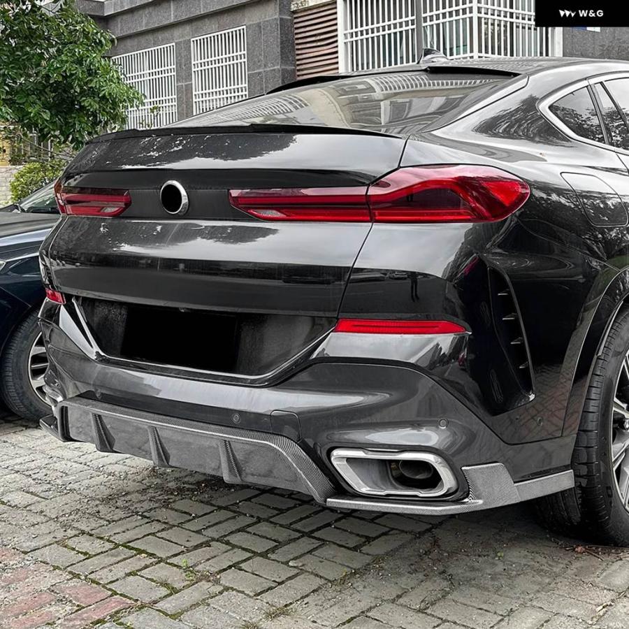 並行輸入品リア バンパー ディフューザー プロテクター ガード BMW X6 G06 2019 - 2025 MPモデル リア バ | ブランド登録なし | 05
