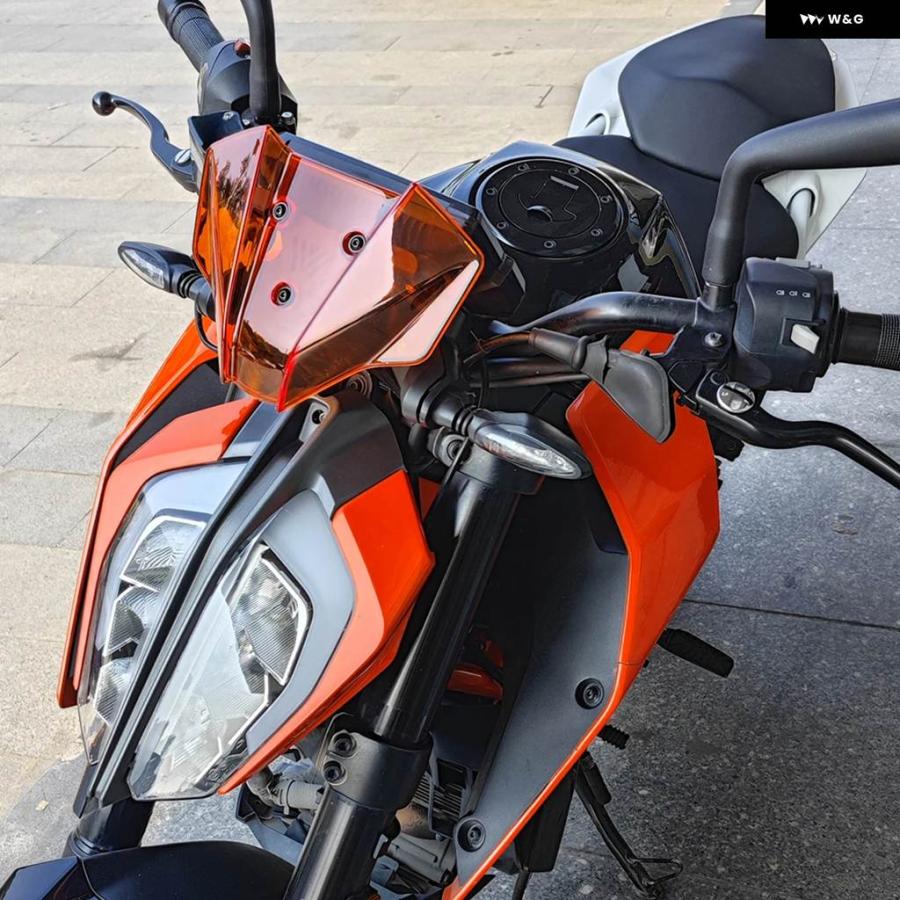 並行輸入品125 DUKE 390 2017-2023 125 オートバイ フロントガラス