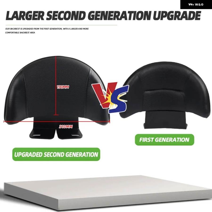 並行輸入品バイク アクセサリー 助手席用バックレスト リア用バックレスト レイジーバック クッション パッド レスト ホンダ PC