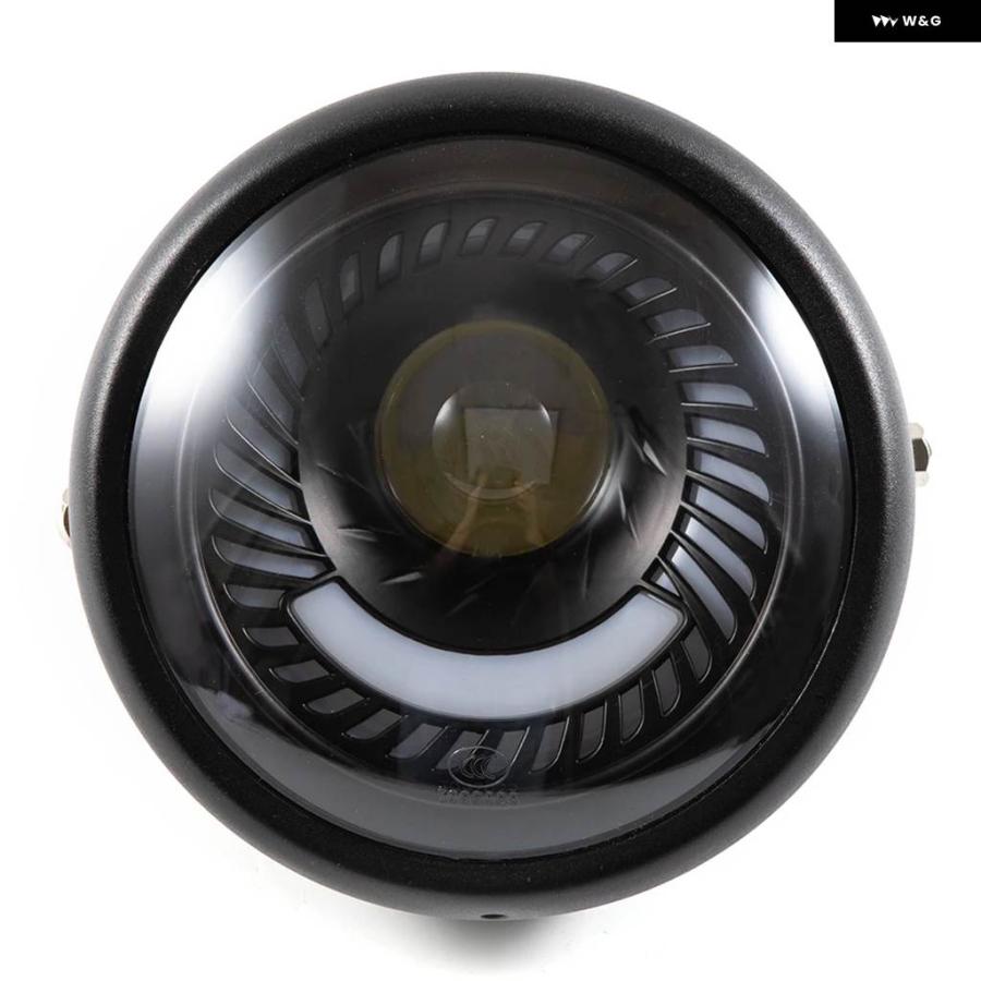 並行輸入品オートバイ 6.5インチ ヘッドライト LED レトロ ヴィンテージ フォグ ハイロービーム ヘッドランプ デイタイムの画像
