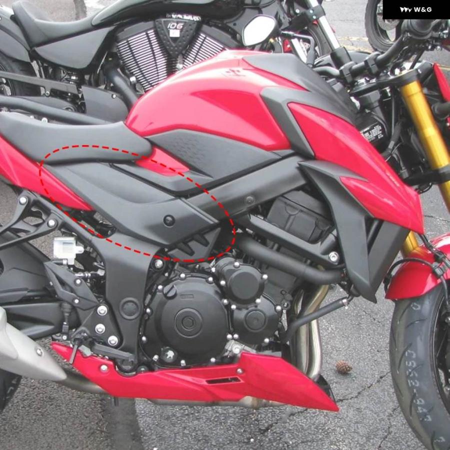 並行輸入品GSXS750 バイク シート フレーム サイドカバー 左右シート フェアリング ベンチ カウル パネル スズキ GSX_10