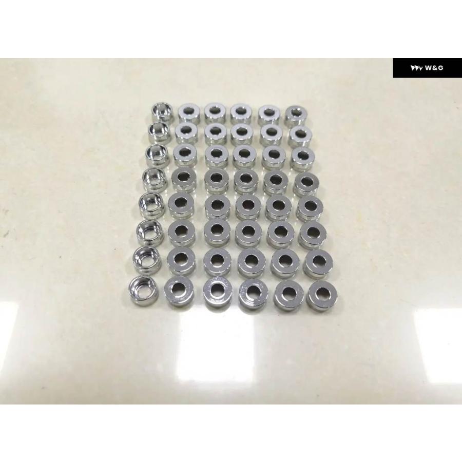 並行輸入品48個 CNC モーター エンジン ボルトトッパーキャップ カバー キット ハーレー ツインカム M8 ツーリング ストの画像