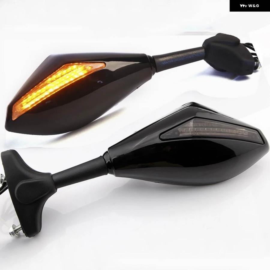 並行輸入品バイク ミラー LED ウィンカー スズキ GSXR 1000 1300 600 750 GSX 1400 600F 7の画像