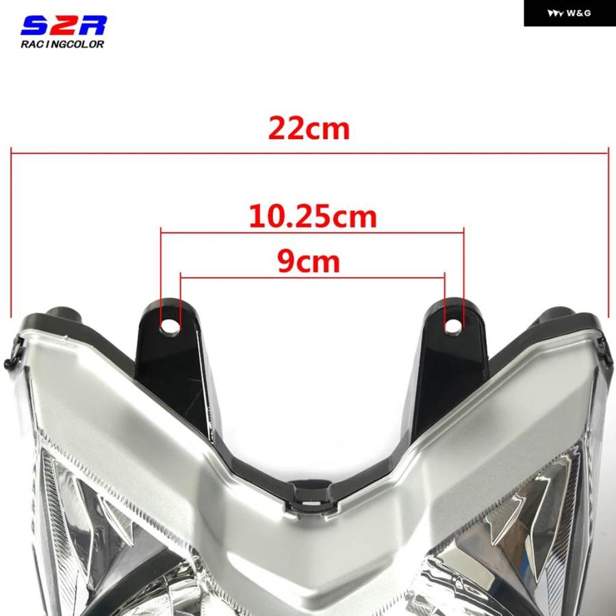 並行輸入品オートバイ ヘッドライト ヘッドランプ フロント ヘッドライト ライト ヤマハ YBR Z 125 Z YBRZ 125