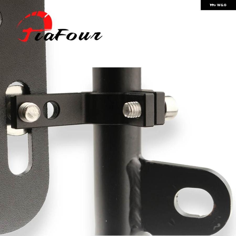 並行輸入品16MMサイド ブラケット 汎用 アルミ オートバイ アクセサリーサイドラック マウント パネル ボード  カスタム パの画像