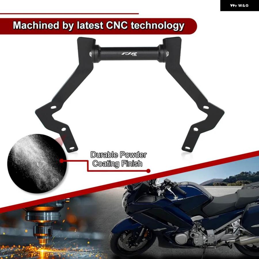 並行輸入品オートバイ GPSナビゲーションプレート ブラケット ヤマハ FJR1300 2013 - 19-2024 FJR 13の画像