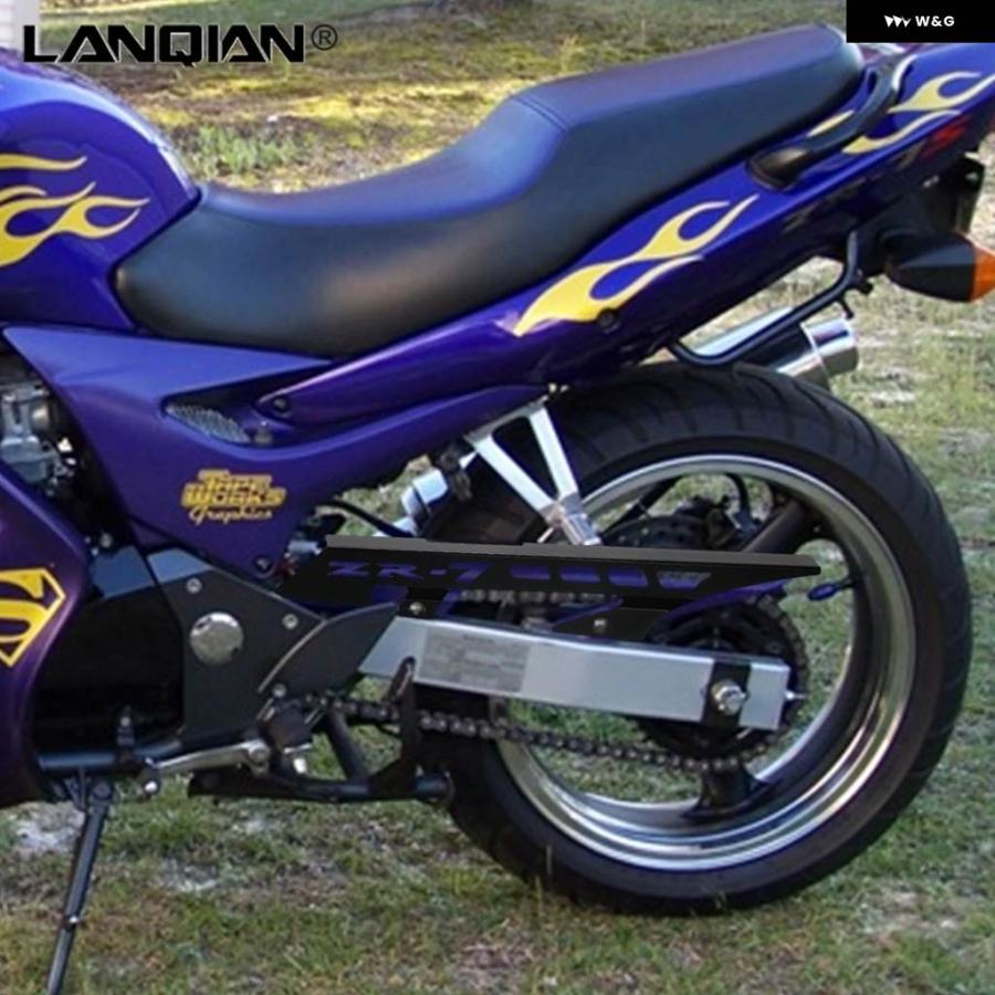 並行輸入品オートバイ リア駆動 チェーン ガードカバー カワサキ ZR-7 ZR7 ZR-7S ZR 7S ZR7S 1999-2の画像