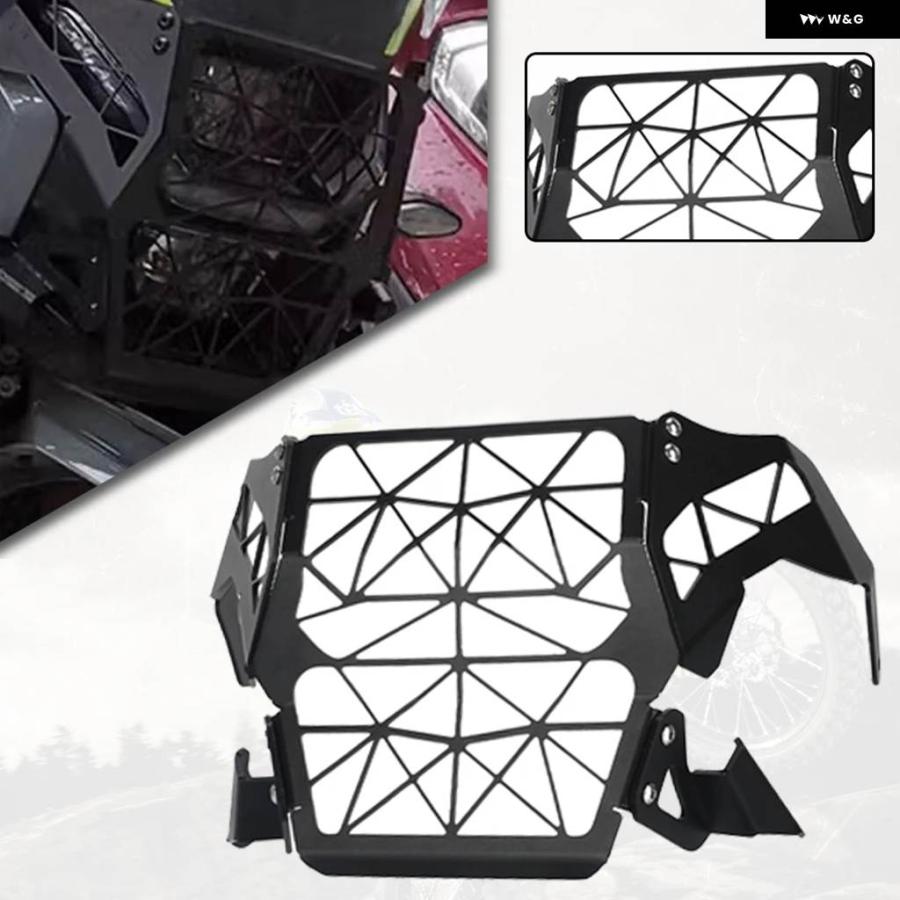 並行輸入品2024 - 2026 オートバイ ヘッドライト グリル ガード プロテクター CFMOTO 450MT MT IBEXの画像