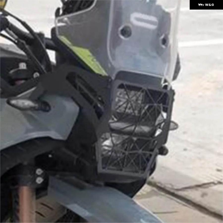 並行輸入品2024 - 2026 オートバイ ヘッドライト グリル ガード プロテクター CFMOTO 450MT MT IBEXの画像