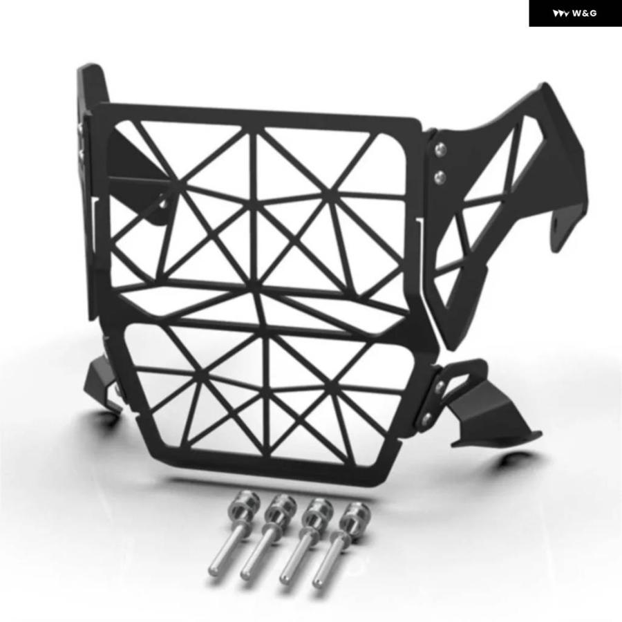 並行輸入品2024 - 2026 オートバイ ヘッドライト グリル ガード プロテクター CFMOTO 450MT MT IBEXの画像