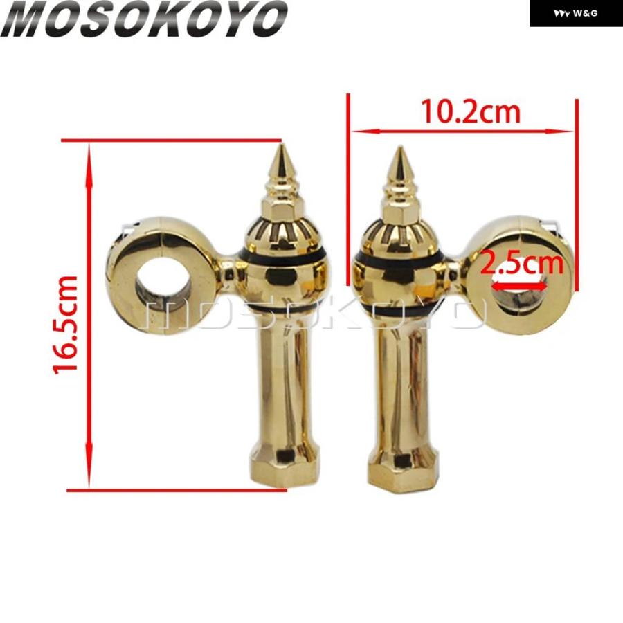 並行輸入品カフェレーサー ハンドルバー ライザー 22MM オフセット ドッグボーン レトロライザー ハーレー ハンドルバー ハン_9