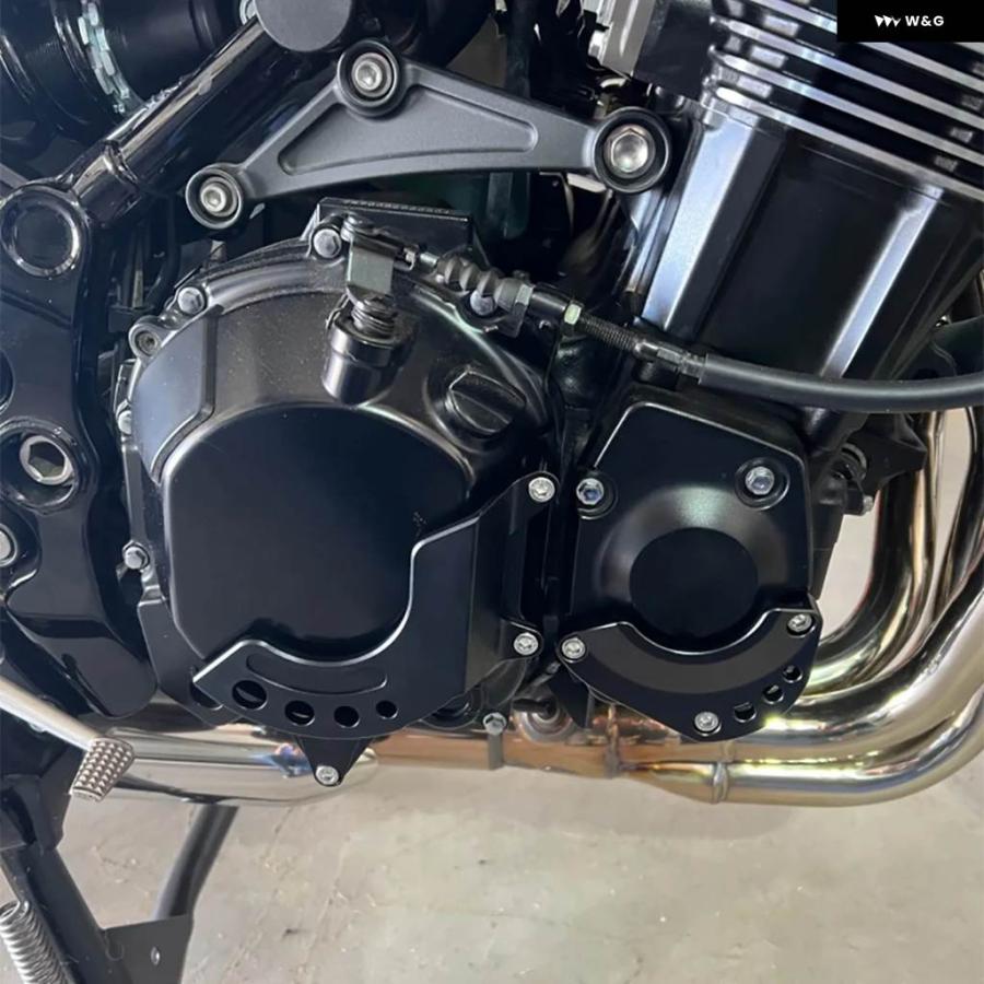 並行輸入品カワサキ Z900 RS Z900RS カフェ オートバイ オルタネーター クラッチプロテクション エンジン カバー ガの画像