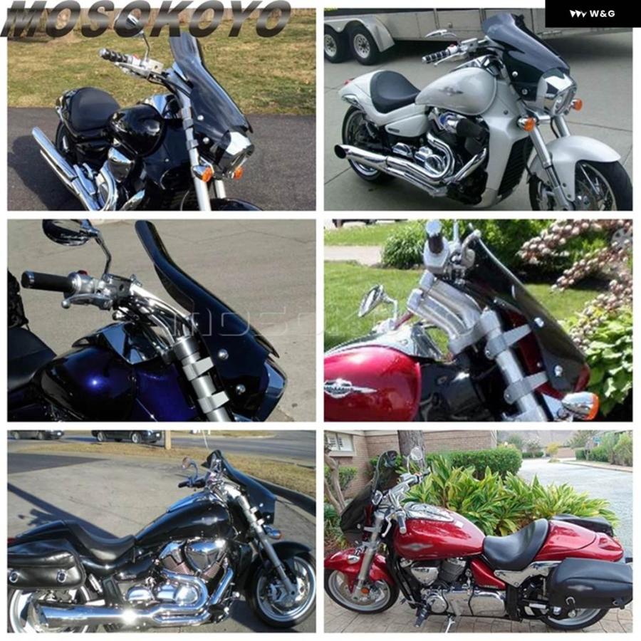 並行輸入品コーンスパイクエアクリーナー キット スズキ ブールバード用 ハンドルバー ライザー エア フィルター M109R クルの画像