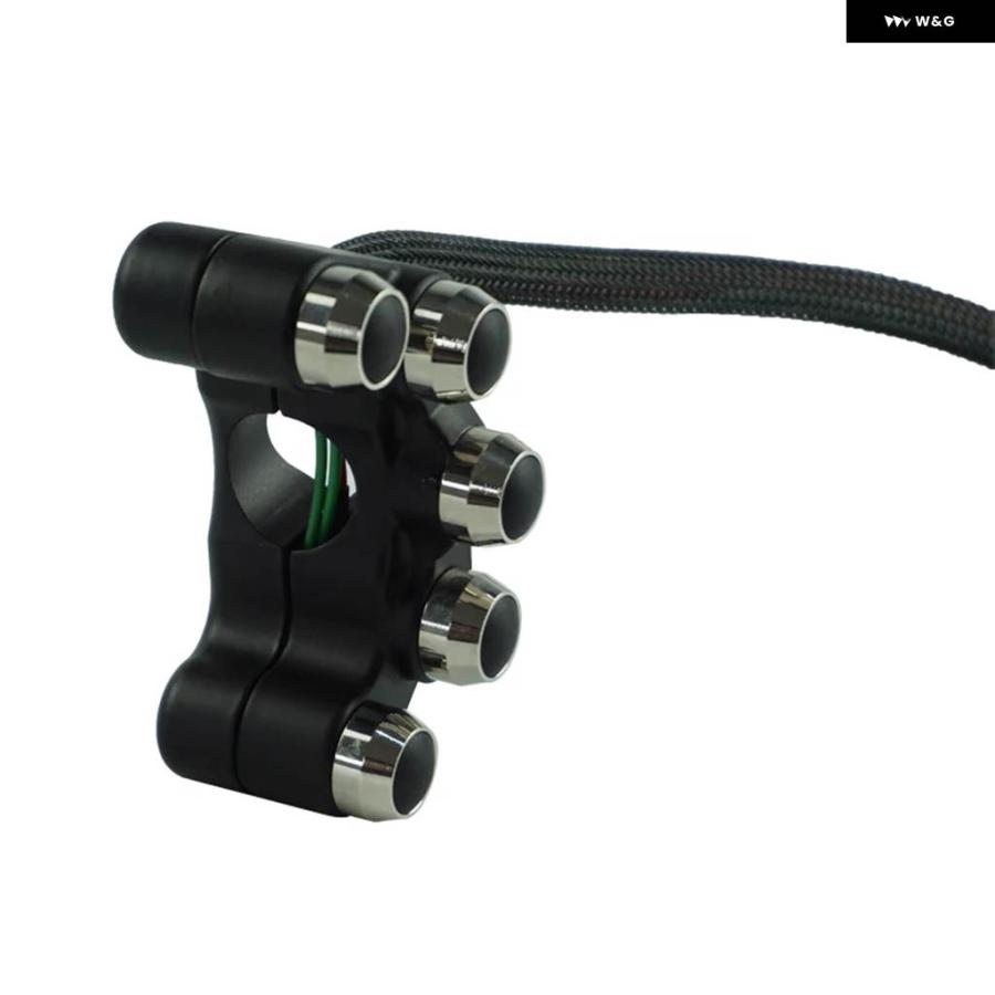 ブランド登録なし - 並行輸入品汎用 軽銀 5 名取り草 7/8in 22MM 手持ち部分赤ちょうちん 自動二輪車 取り替えっこ 唐人笛 前照灯 ハザード ブ