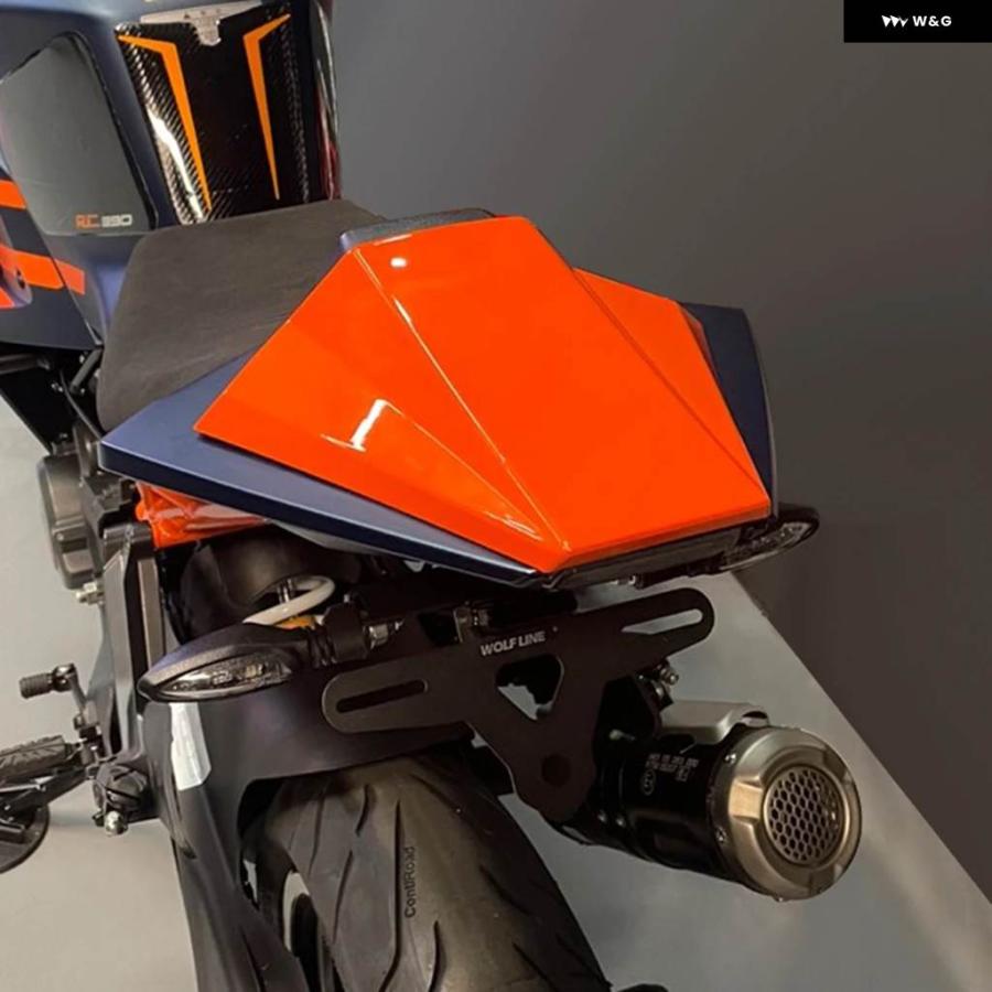 並行輸入品バイク RC390リア席シートカバー フェアリング カウル KTM 2022年2023年2024年用  カスタム パーツ_8