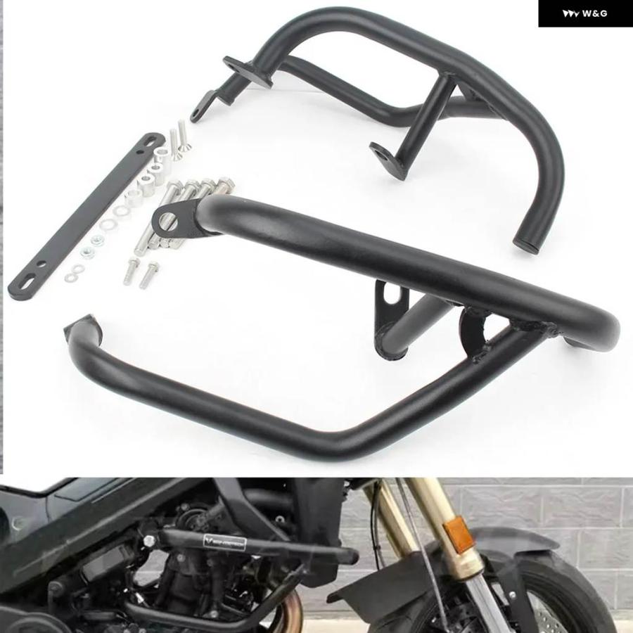 並行輸入品オートバイ エンジン クラッシュ バー BMW F800R 2010 - 15 ブラック_1