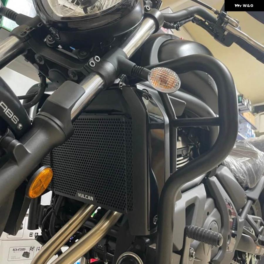 並行輸入品カワサキ バルカン S 650 S650 2015 - 24 バイク ラジエーター ガード プロテクター グリル カバーの画像