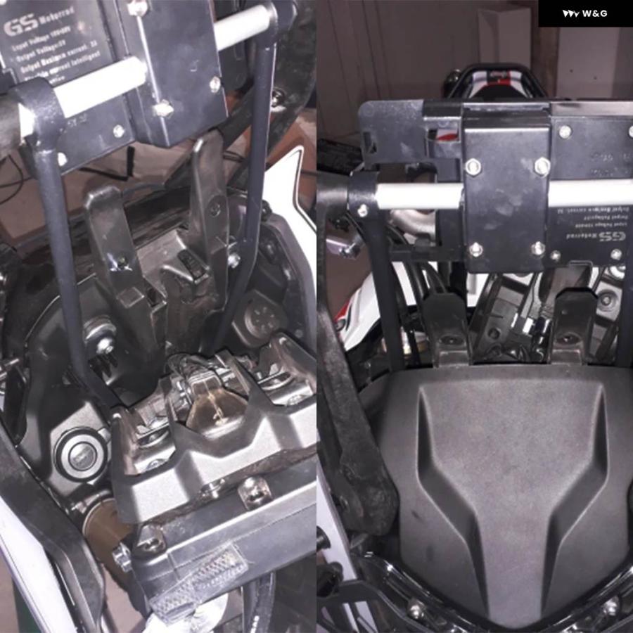 並行輸入品ヤマハ TENERE700 2020 2021年モデルナビゲーションアンチシェイク サポート バイバイブレーション防止 ブラケット アクセサリー バイクの画像