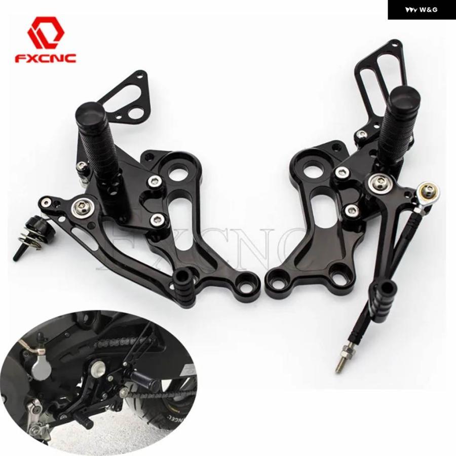 並行輸入品 GP シフター リバースド リアセット フットペグ ドゥカティ 696 モンスター 696 796 1100 1100S エボ オートバイ フットレスト_2