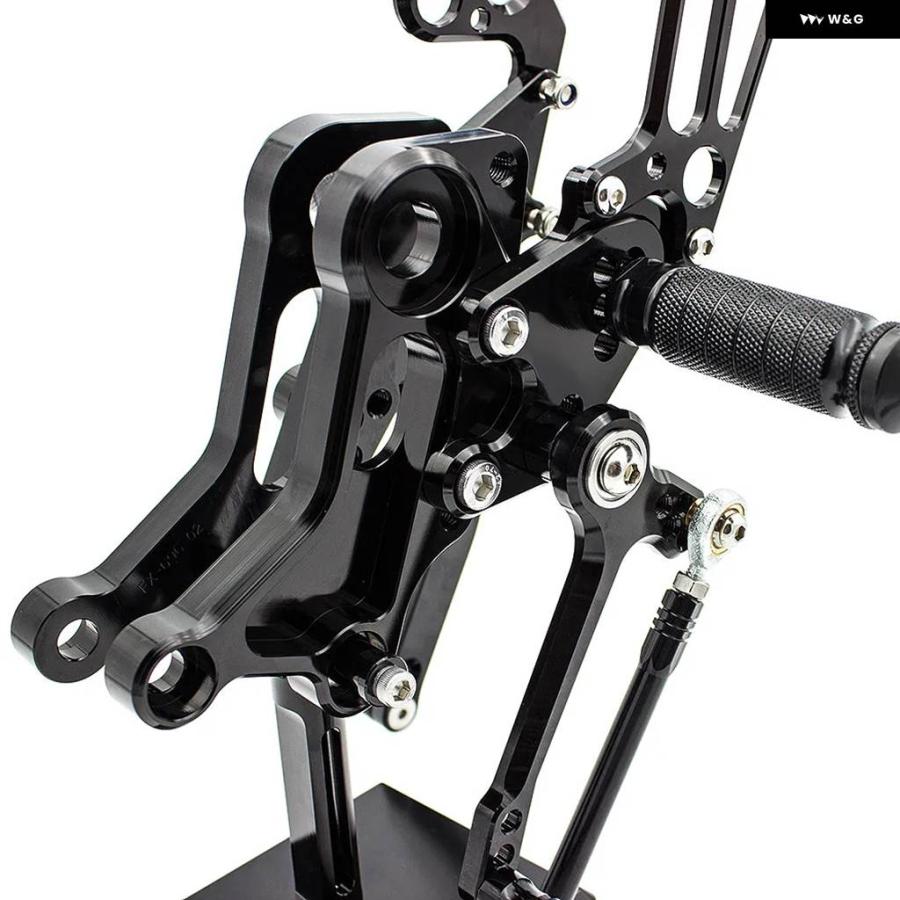並行輸入品 GP シフター リバースド リアセット フットペグ ドゥカティ 696 モンスター 696 796 1100 1100S エボ オートバイ フットレスト_4