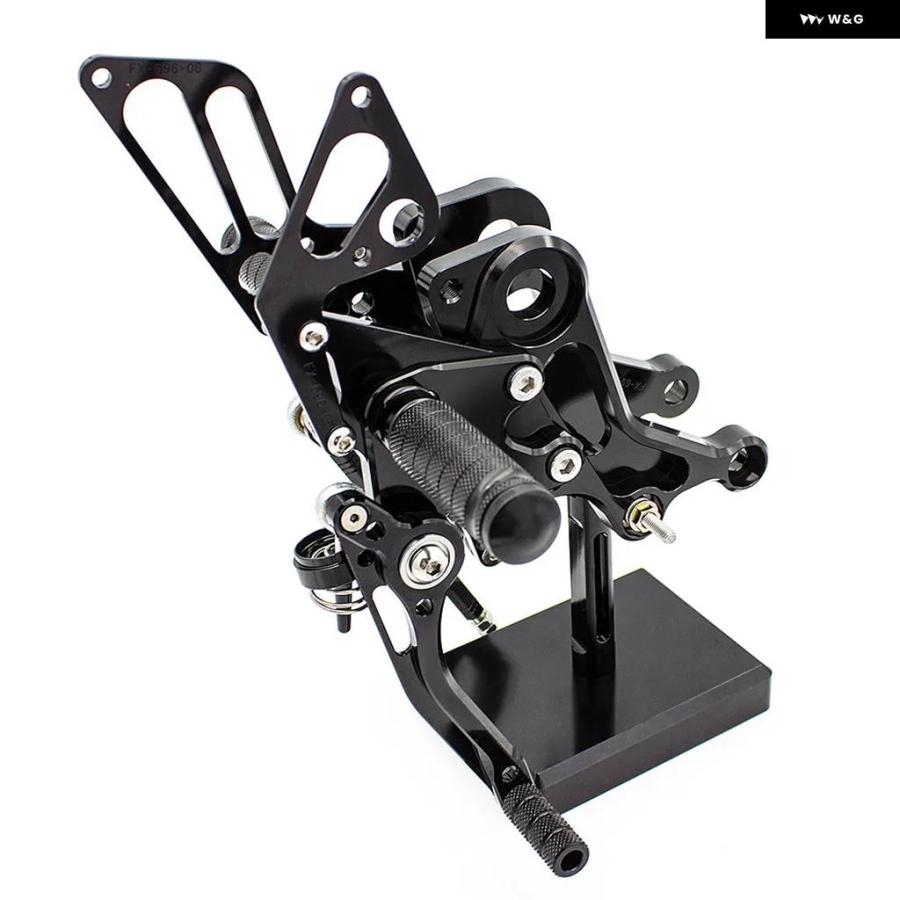 並行輸入品 GP シフター リバースド リアセット フットペグ ドゥカティ 696 モンスター 696 796 1100 1100S エボ オートバイ フットレスト_5