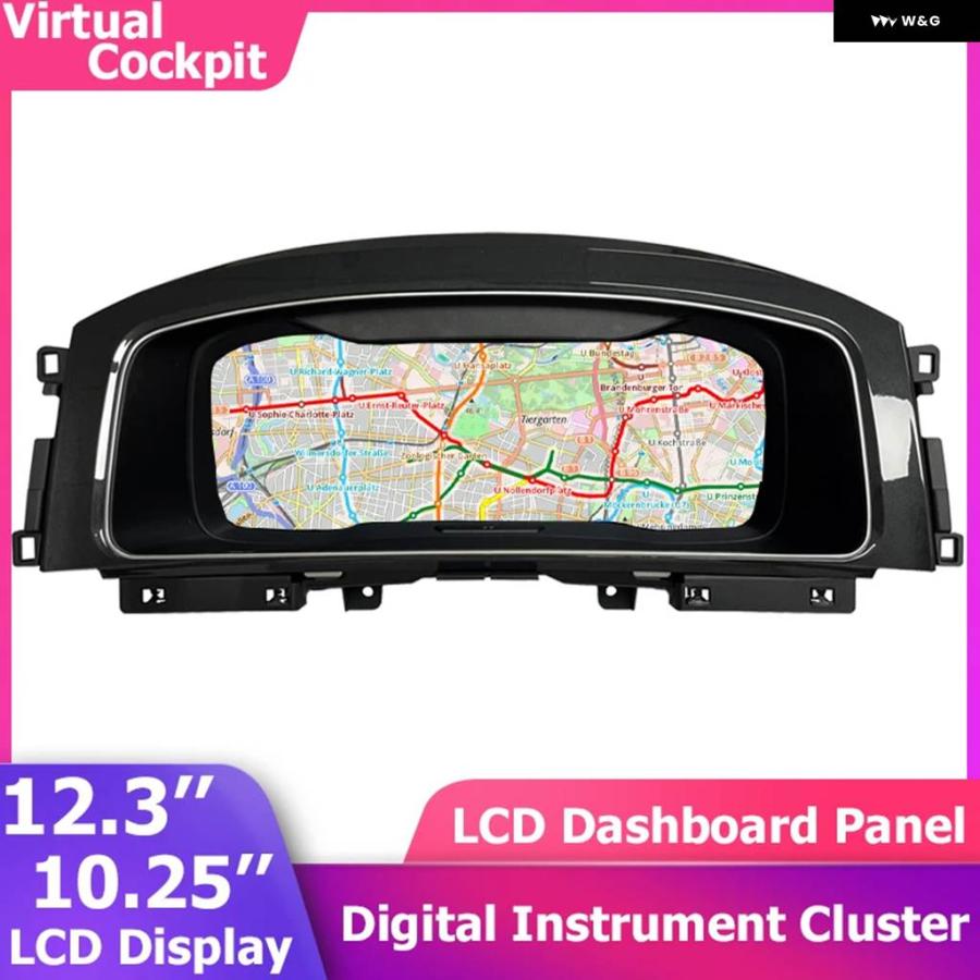 並行輸入品 12.3インチデジタル計器ゲージ クラス ター VW パサート B7 B8 CCバリアント ゴルフ 6 7 ティグアン シロッコ ジェッタ T6 シャの画像