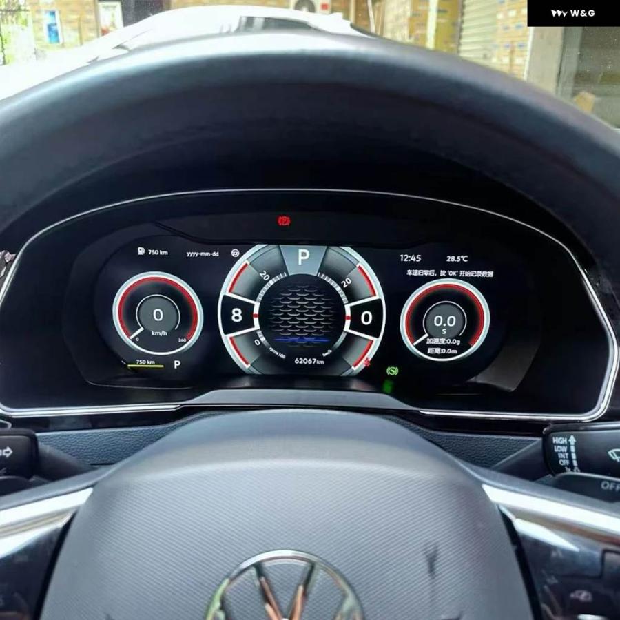 並行輸入品 12.3インチデジタル計器ゲージ クラス ター VW パサート B7 B8 CCバリアント ゴルフ 6 7 ティグアン シロッコ ジェッタ T6 シャの画像