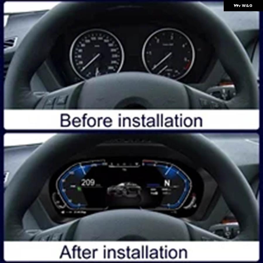 並行輸入品 BMW 5シリーズ E60 E61 2003-2009 E70 E71 2006-2013用デジタル計器 クラスター HUD計器 クラスター クラスタースピ_5