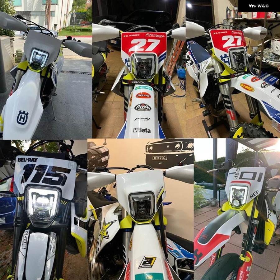 並行輸入品 HUSQVARNA TE FE TX LED ヘッドライト アセンブリ ヘッドランプ フェアリング FE501 FE501S FE 250 350 450 501 TE15の画像