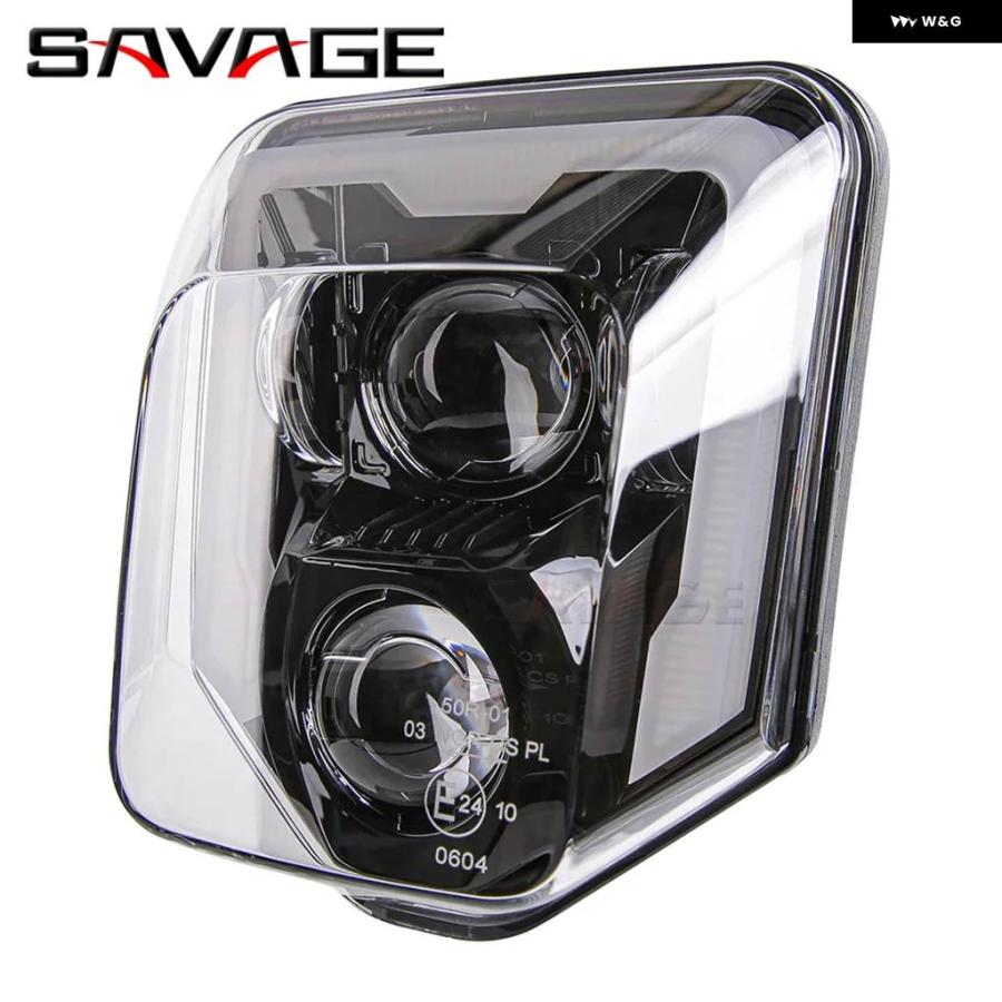 並行輸入品 HUSQVARNA TE FE TX LED ヘッドライト アセンブリ ヘッドランプ フェアリング FE501 FE501S FE 250 350 450 501 TE15の画像
