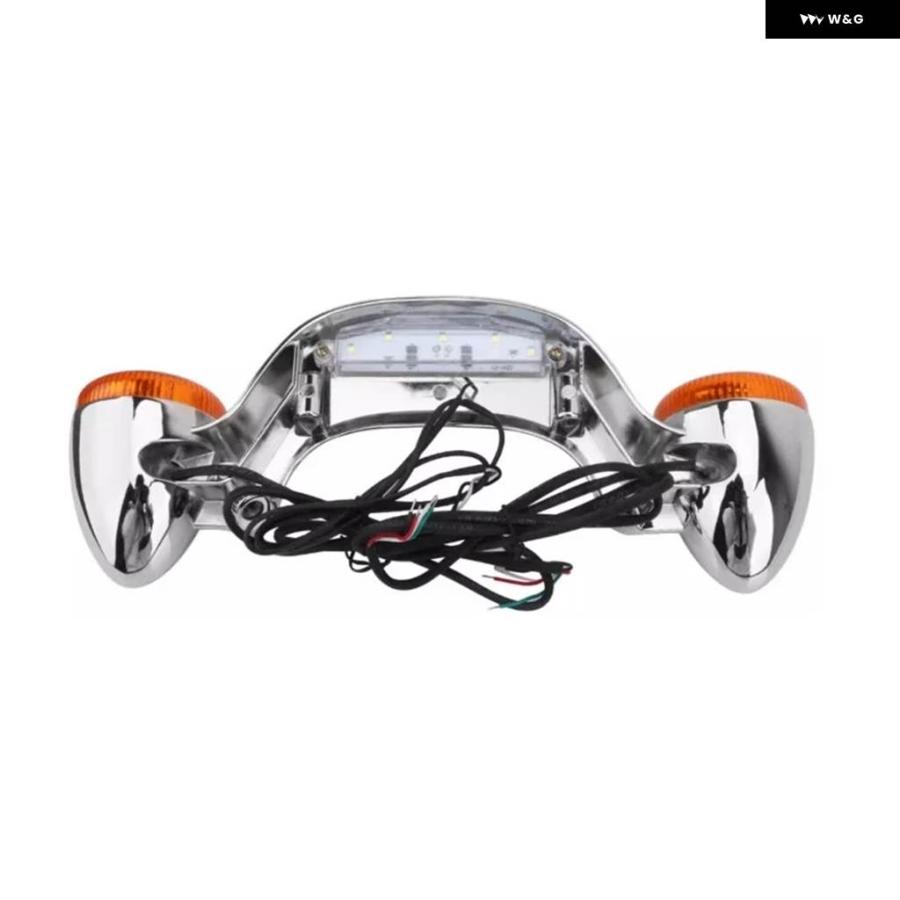 ブランド登録なし - 並行輸入品 ハーレー グライド 表どおり用 自動二輪車 LED テールランプ ウィンカー うち切りともし火 鉤括弧 尻っ方照明ランプ