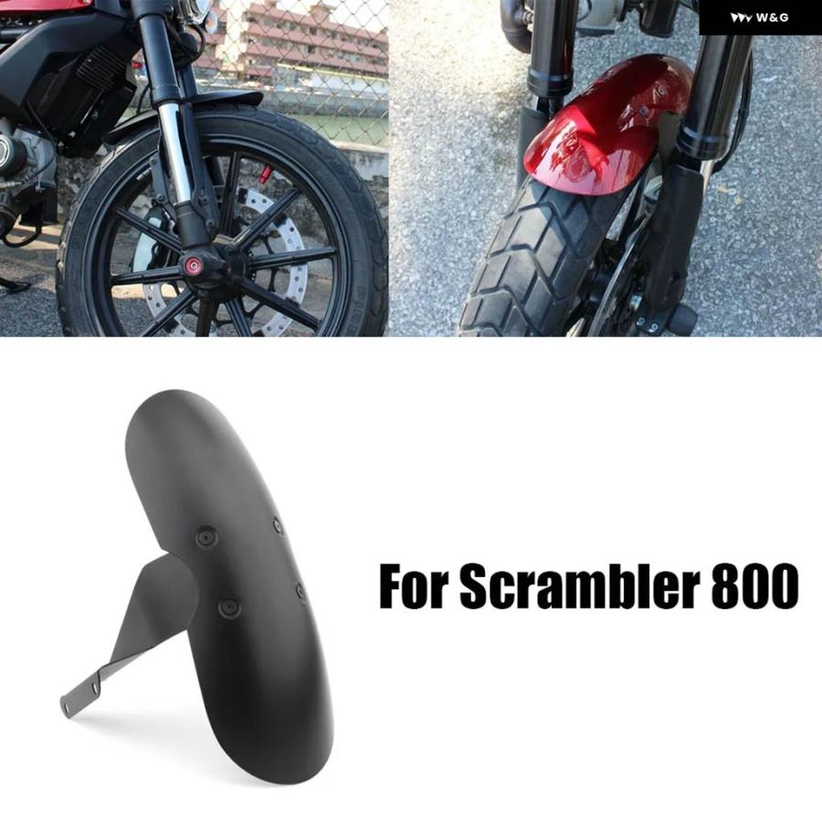 並行輸入品 ドゥカティ SCRAMBLER 400 800 CAFE RACER STREET CLASSIC SIXTY2 ICON バイク フロントフェンダー マッドガードの画像