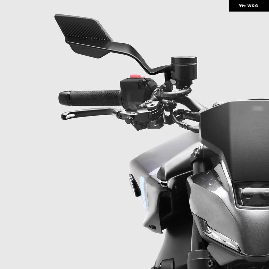 ブランド登録なし - 並行輸入品 表どおりトリプル765 R 2023-2025鏡鑑 ストリートカーインビジブルミラー くっ付ける翼回転させる側面鏡鑑