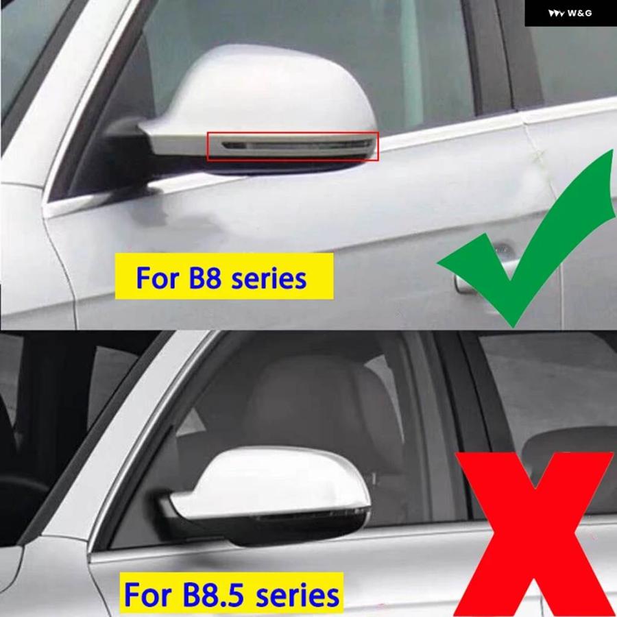 ブランド登録なし - 並行輸入品 アウディ A3 A4 B8 A5 A6L A8L RS6 S8 Q3用 側面鏡鑑 取りまかなう ウィングキャップ 部屋の入り口 リアビューケース 刈り込み