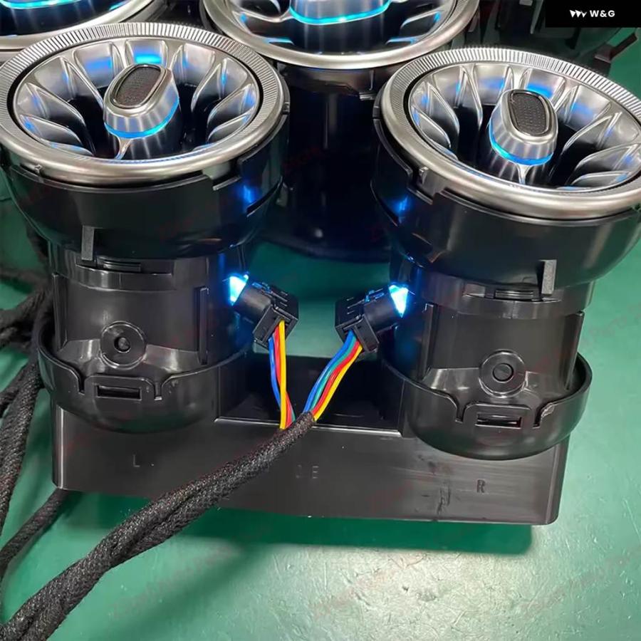 並行輸入品 メルセデス ベンツ W205 X253 W213 W177 W118 W117 W176 X156 W222 256色 LED ベント アプリで エアベント ノズル ア
