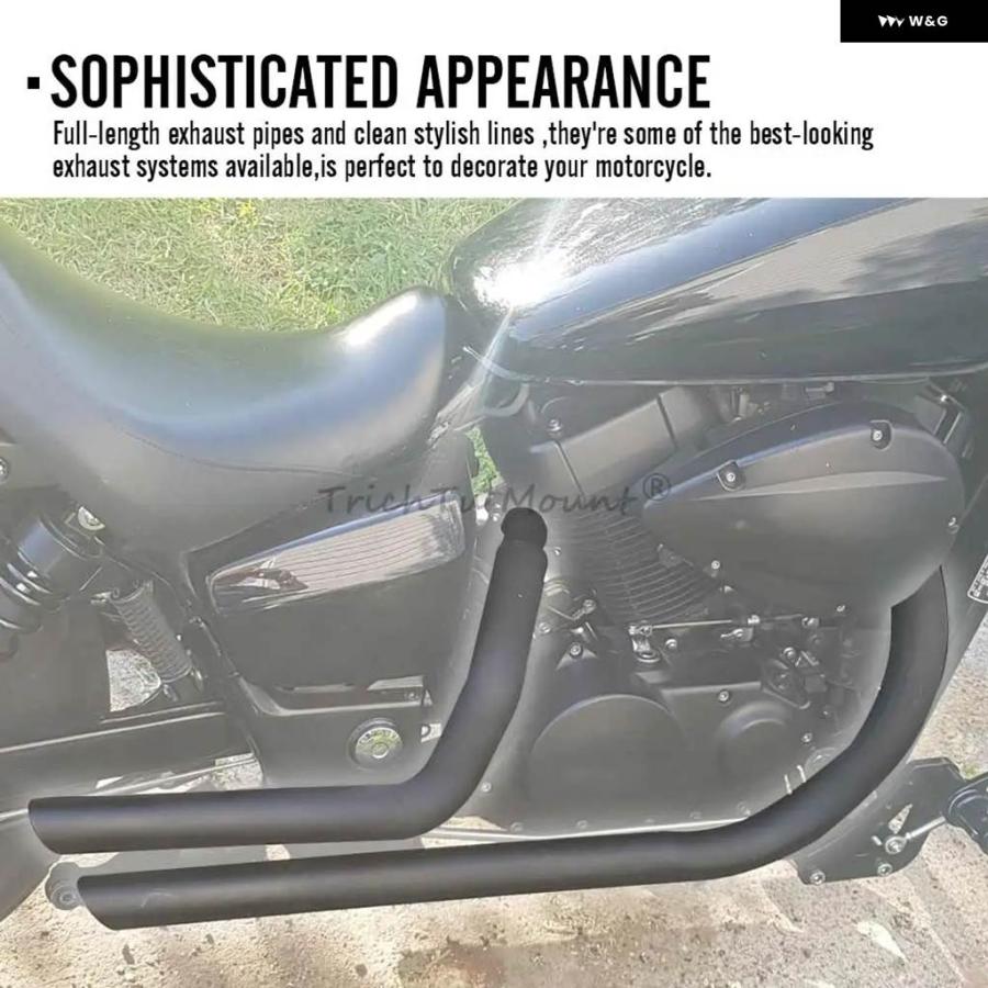 並行輸入品 ホンダ OW ACE750 VT750C DELUXE VT750 CD 1997-2003 マフラー オートバイ マフラー サイレンサー キットの画像