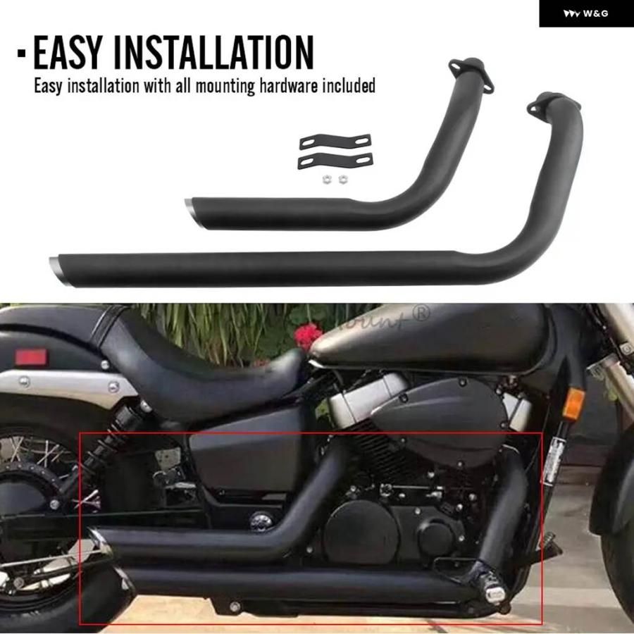 並行輸入品 ホンダ OW ACE750 VT750C DELUXE VT750 CD 1997-2003 マフラー オートバイ マフラー サイレンサー キットの画像
