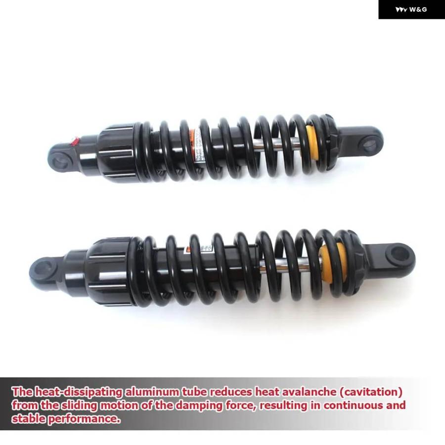 並行輸入品 ショック アブソーバー ハーレー ツーリング スポーツスター 883/1200 ホンダ ヤマハ カワサキ 325MMの画像
