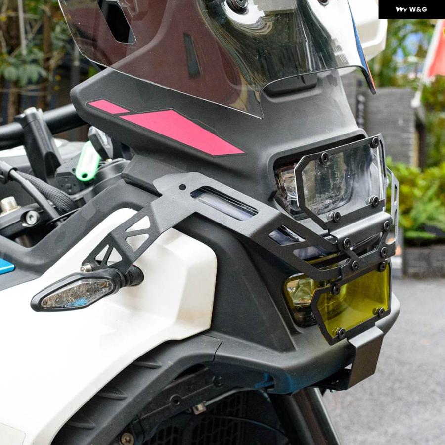 並行輸入品 450 MT ヘッドライト グリル カバー プロテクション CFMOTO 450MT MT450 ヘッドライト ガードプロテクション 2024の画像