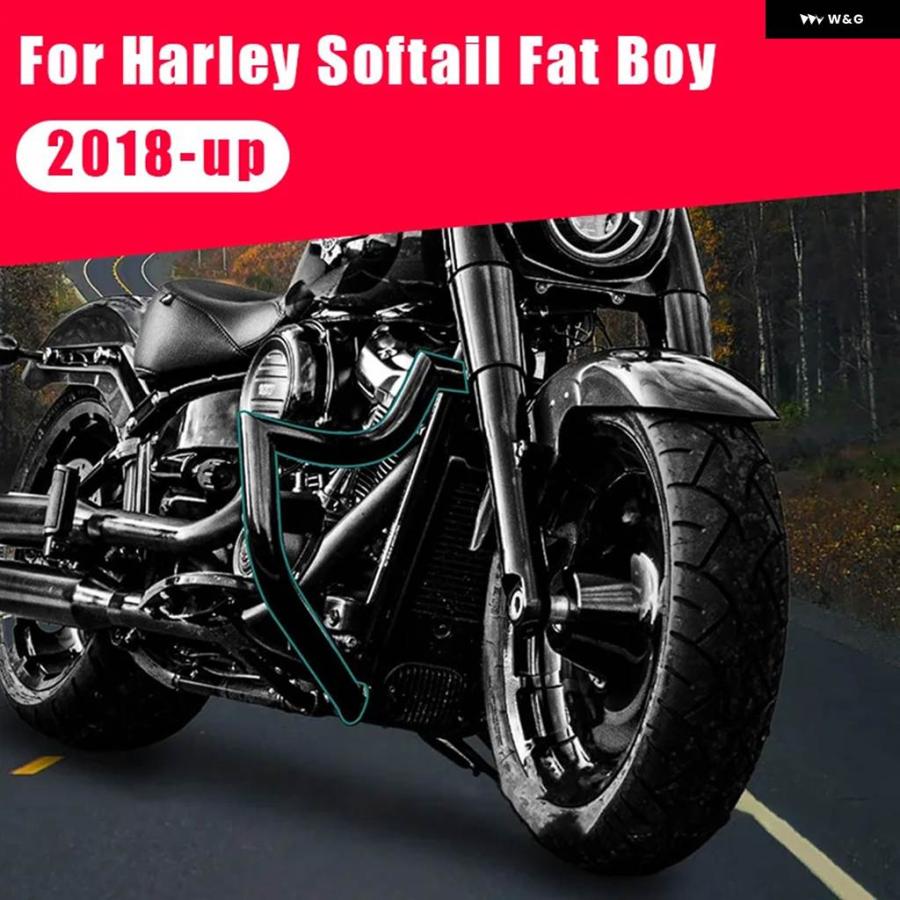 並行輸入品 オートバイ シャープアングル スタイル フロント エンジン ガード クラッシュ バー プロテクション バンパー ハーレ_3