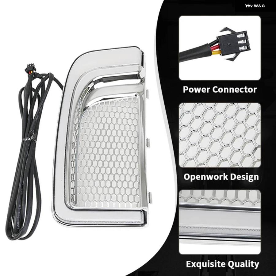 並行輸入品 オートバイ LED ウィンカーライトロワー フェアリング インサート ハーレー ツーリングエレクトラグライド ウルトラの画像