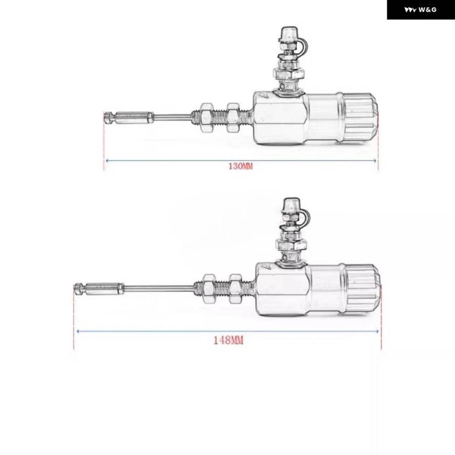 並行輸入品 14 X 18MM オートバイ 14MM 高性能 油圧 クラッチマスター シリンダー ロッド システム 高性能トランスファー ポンプ_7