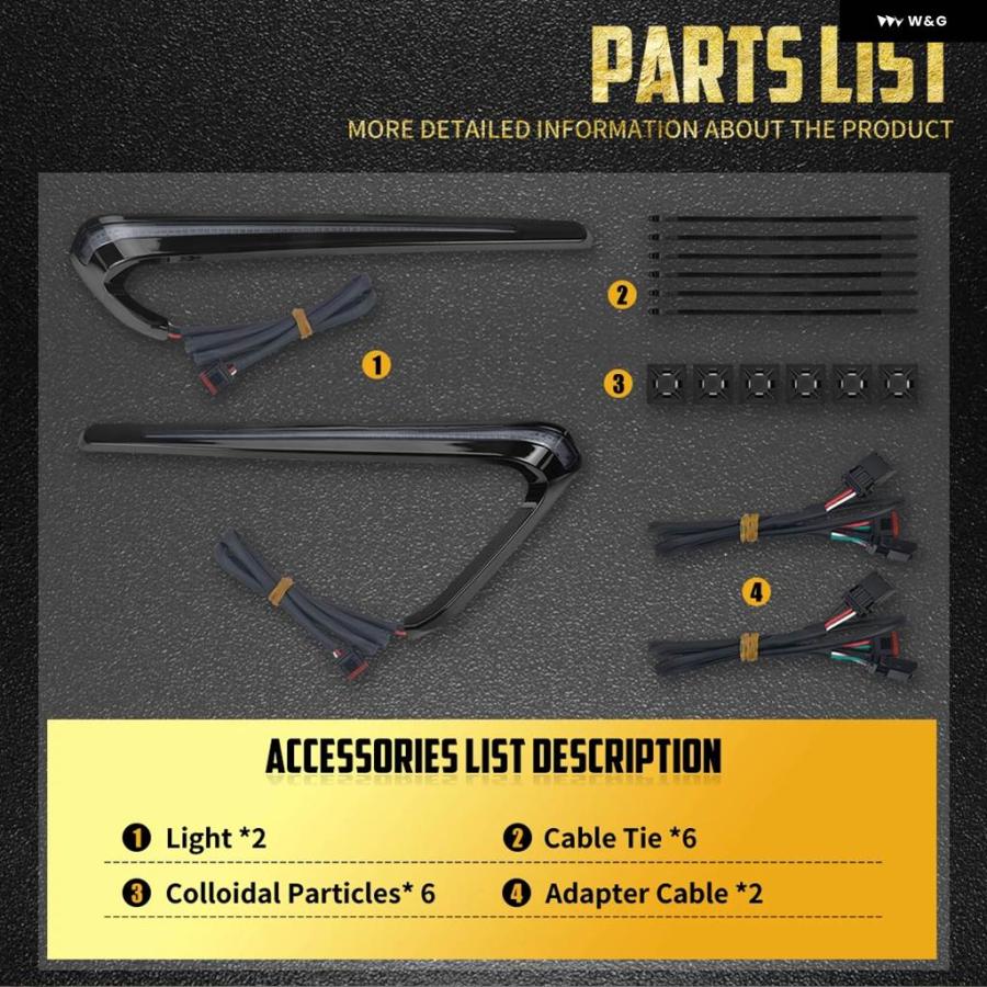 並行輸入品 オートバイ LED サドルバッグ ブレーキライト リアランニングランプ ハーレー ソフテイル ローライダー ST FXLRST 22の画像