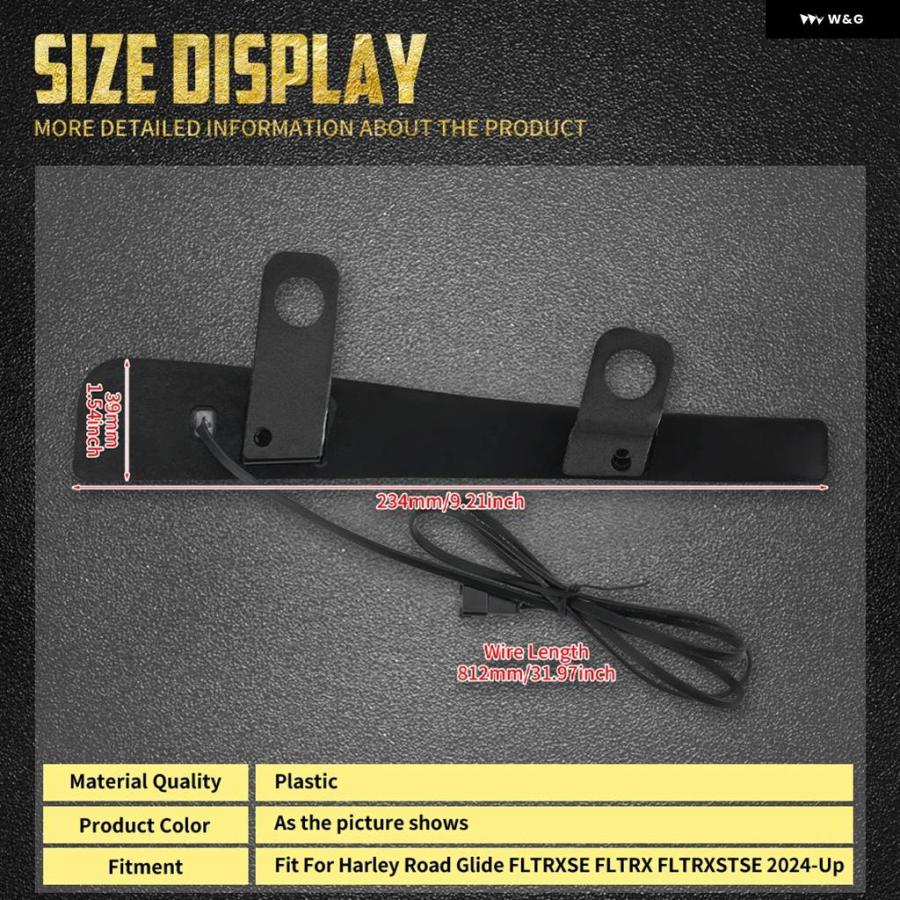 並行輸入品 オートバイ LED ウインドシールドウィンカーライト ハーレー ツーリング ロードグライド FLTRX 2024年以降 CVO ウイ_6
