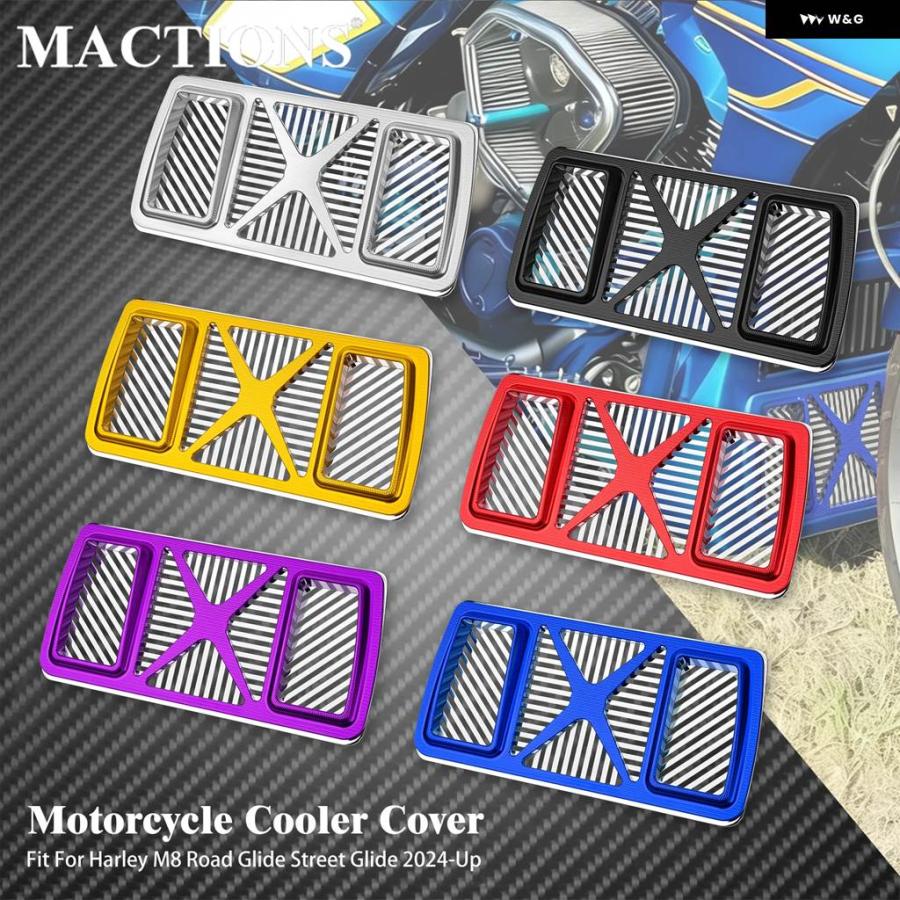並行輸入品 オートバイ オイルクーラー カバー ラジエーター ガード 1