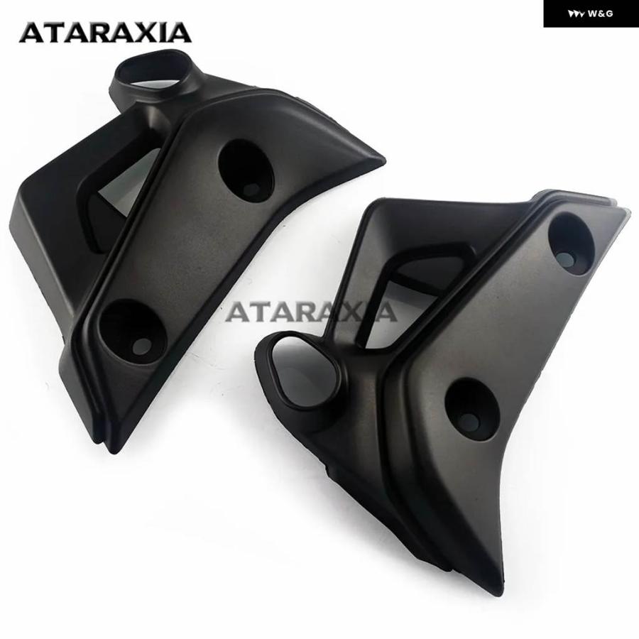 並行輸入品 オートバイ フェアリング パーツ ラジエーター カバー フレーム サイド パネル カウル ヤマハ FZ07 MT07 2021-2024 Fの画像