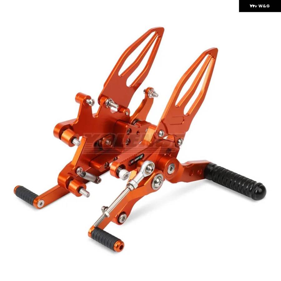 並行輸入品 DUKE 390 250 DUKE390 DUKE250 2024 2025 オートバイ アクセサリー フットレスト リアセット リア フットペグ_3